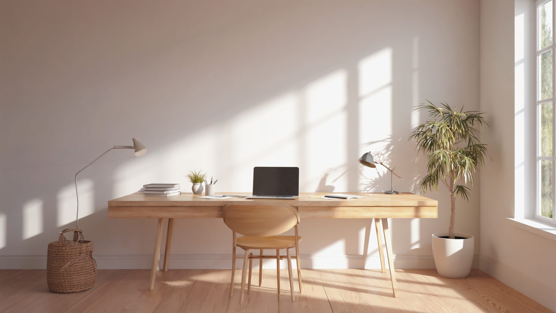 Home Office Air Quality: Plants and Purifiers